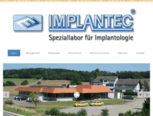 Tablet Screenshot of implantec.de